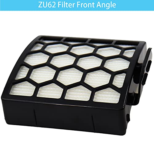 Zu62 Zu60 Replacement Filter, For Shark Zu60 Zu62 Zu62C Nv150 Nv151 Nv251 Nv255 Navigator Upright Vacuum, Parts 1238Ft60 & 1239Ft60, Includes 2 Hepa + 6 Foam + 6 Felt Filters Kit Replacement #TOP6