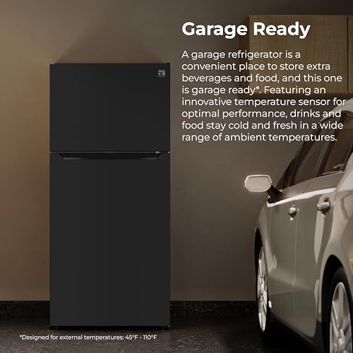 Kenmore 20.2 cu. ft. 30" Wide Top Mount Refrigerator - Black - image 9