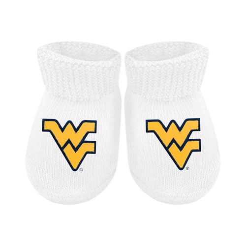 Baby Bootie Sock - Washington State Cougars - White - Newborn - 6 Mos