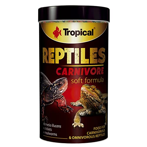 REPTILES CARNIVORE - ração para répteis carnívoros e onívoros - Pote 260g