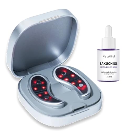 Newtiful Eye Pods for Under Eyes Bags Eyes Lift Instant Cream Red Light Therapy Eyes Pads Patches for Dark (1 PC Eye Pods with 1* Eye Cream)