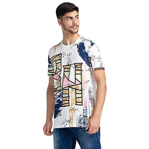 Image of Being Human Black Regular Fit Round Neck Men's T-Shirt Clothing