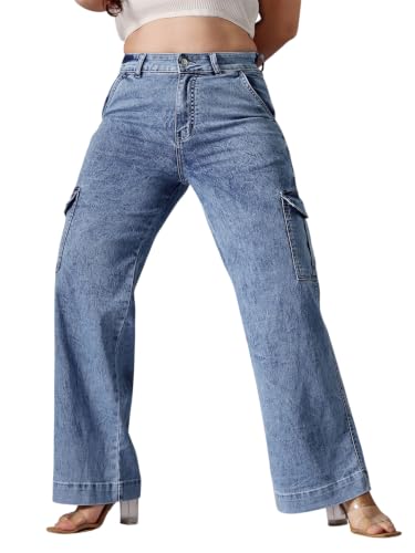 Image of Miss Chase A+ Women's Bootcut High Rise Regular Stretchable Denim Jeans