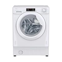 Candy Smart Integrated Washing Machine, 9 Kg Wash Capacity, 1400 RPM, A Rated, 3 Rapid Cycles, White, 60x53x82 cm - CBW 494DWM5-80