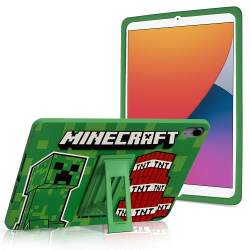 Image of Minecraft Kids iPad Case - 10.9 Inch Case for iPad 10th Generation (2022) & A16 11th Generation 11 inch (2025) - Tablet Cover with Stand, Shockproof Silicone Protector
