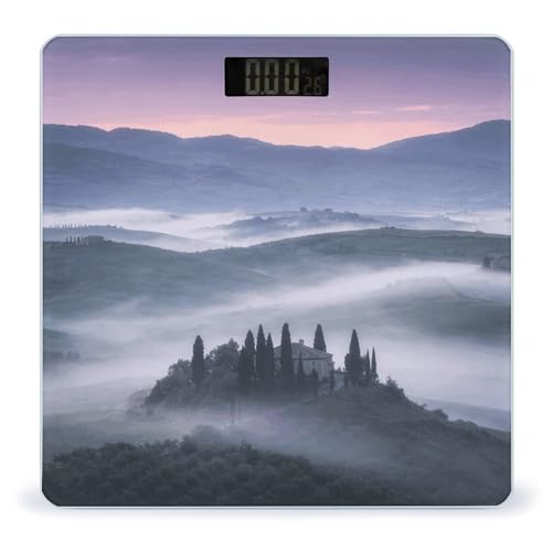 Báscula Digital de Baño con Pantalla LCD y Vidrio Templado miniatura 1