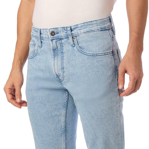 Image of Pepe Jeans Men's Straight Fit Jeans|Mid Rise |Stretchable Fabric| Jeans for Men | Available in Plus Size