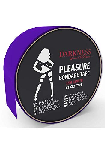 Darkness Cinta Para Bondage Lila Adhesiva 15M