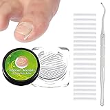 ♊【Mejore la uña encarnada】 El kit de corrección de uñas encarnadas es y efectivo para ayudar con las uñas encarnadas y mantener sus uñas hermosas y saludables. La herramienta para uñas encarnadas le ahorrará mucho dinero y tiempo.