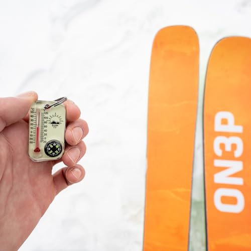 Sun-Company-LumaGage-Multi-Functional-Glow-in-The-Dark-Zipper-Pull-Compass-Thermometer-with-Wind-Chill-Chart-Ideal-for-Camping-Hiking-and-Outdoor-Navigation