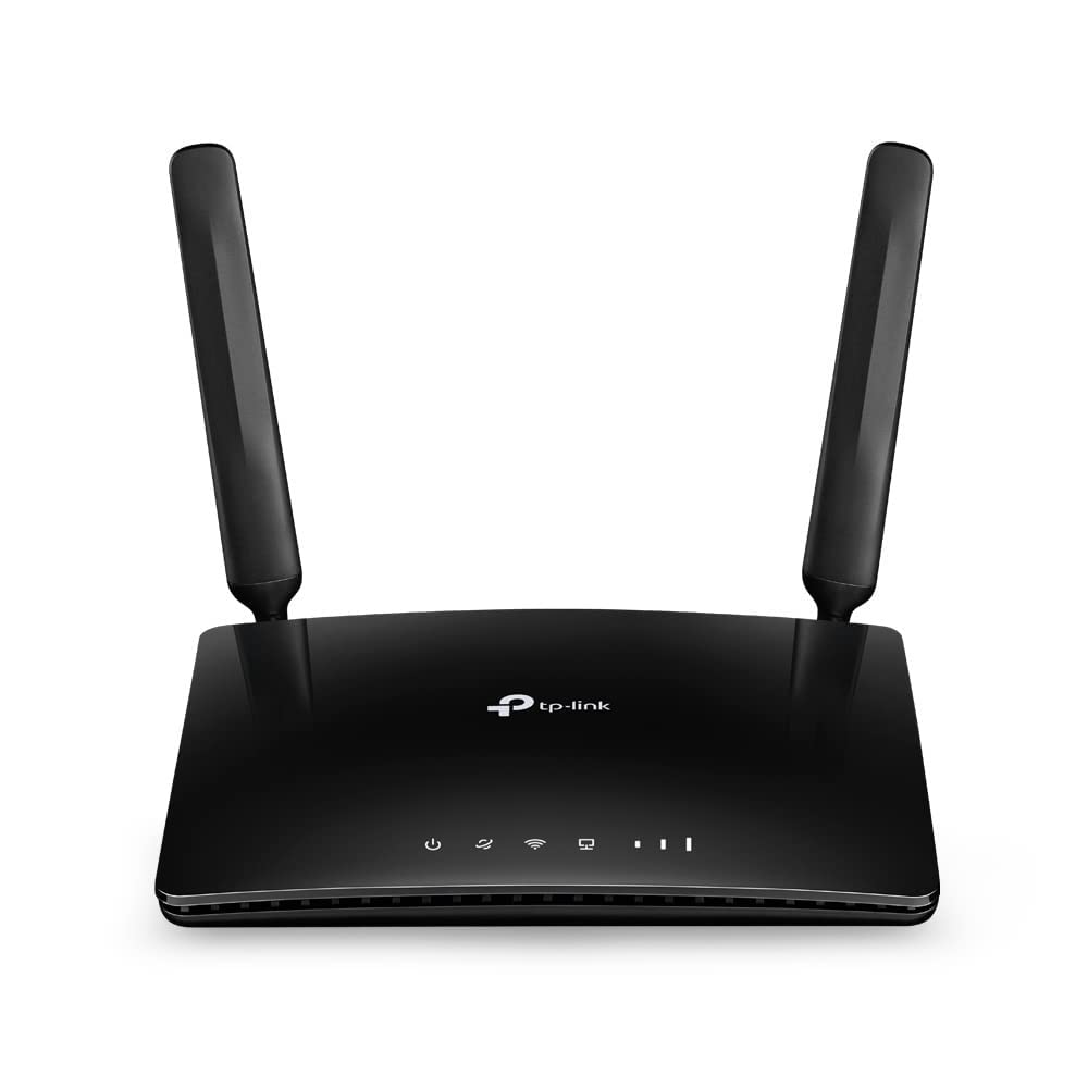 TP-Link Deco M4 Mesh WLAN Set (3er Pack), AC1200 Dual Band Router & Repeater (Reichweite bis zu 370m², 6X Gigabit Ports) weiß & TL-MR6400 WLAN Cat4 + N300 Mbps 4G LTE Router, schwarz, Version 5