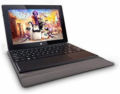 NOT SUITABLE for 11.6" - Docking Case with Keyboard by 10" Fusion5 Windows Tablet Only - Tablet Case for 10.1" Windows 10 Tablet Only - Windows Tablet Case