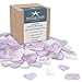 Sea Glass | Purple and Frosted White Colored Sea Glass Mix | 11 Ounces of Purple Seaglass for Decoration and Craft | Plus Free Nautical eBook by Joseph Rains