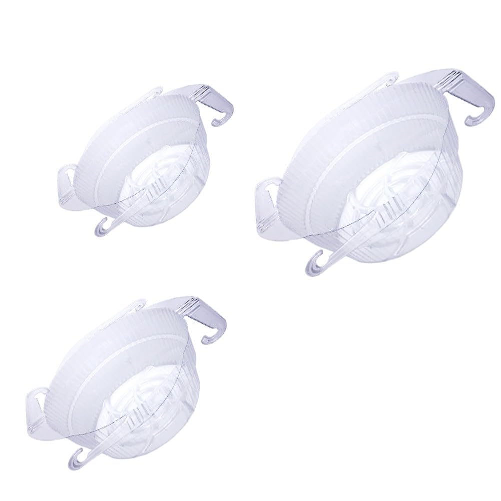 FACAIIO Transparente Untersetzer für runde Blumentöpfe, 12-teiliges Set, 20,3 cm, 25,4 cm, 30,5 cm, 30,5 cm, transparente Kunststoff-Tropfschalen, Haus, Garten, Boden zum Schutz