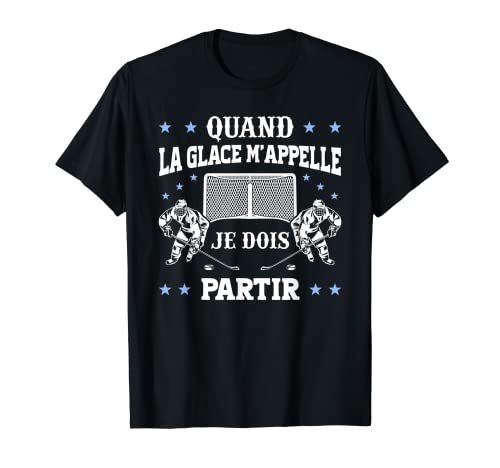 Ice Hockey Cool Dicton Cool Joueur Hockey Sur Glace T-Shirt Cover