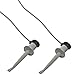 Pomona 3781-24-8 Minigrabber Test Clip Patch Cord, 24" Length, Gray (Pack of 5)