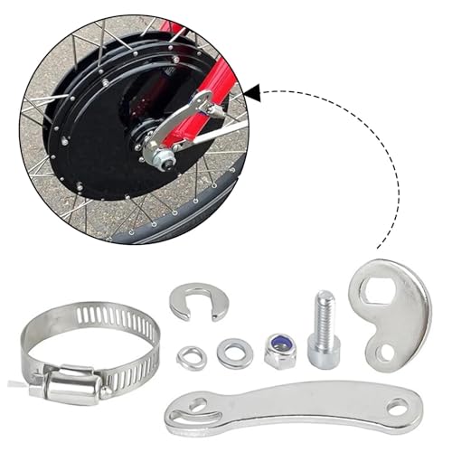 Brazo de torque bicicleta electrica en acero reforzado kit de alta resistencia 7