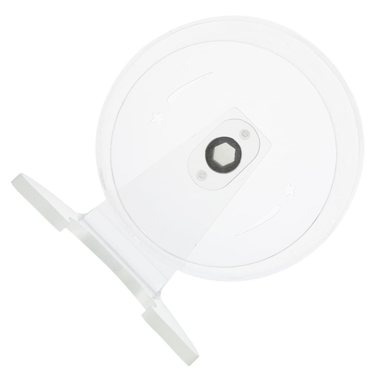 BESTOYARD Roue d'exercice Silencieuse avec Support en Acrylique pour Hamster Intérieur Spacieux et Installation Facile pour Cage d'animaux Petits comme Gerbilles