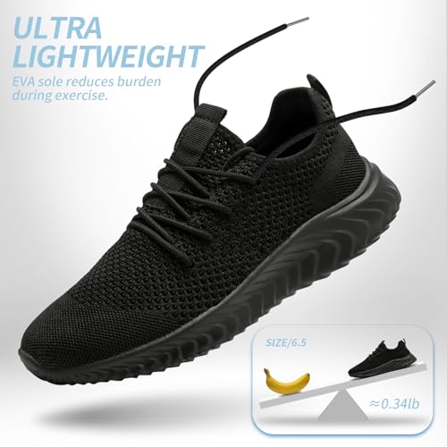 Women's Tennis Running Shoes Lightweight Slip On Walking Shoes Breathable Athletic Sport Gym Workout Jogging Fitness Sneaker3