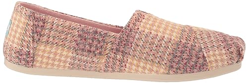 Image of TOMS Women's Alpargata CloudBound Loafer Flat, Pink Quartz Plaid Tweed, 11