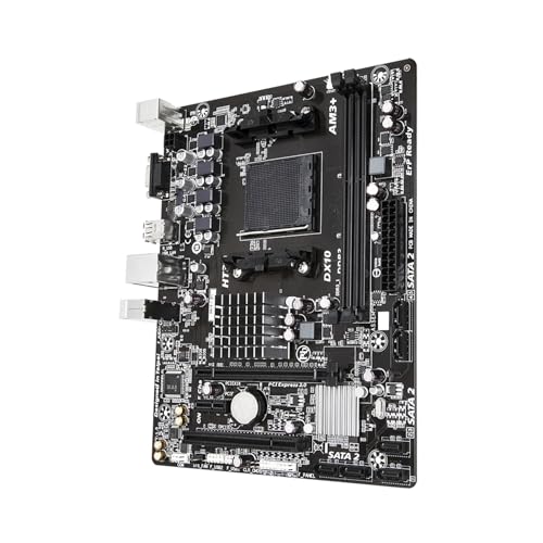 Placa Madre Placa Base Fit For Gigabyte GA 78LMT S2 R2, Ranura AM3+ Compatible con procesadores AM3 Phenom II/Athlon II, DDR3 1333MHz ATX