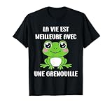 Amour pour les Grenouilles enfant. Cadeau Grenouille humoristique. Design Petite Grenouille Enfant. Pour tous ceux et celles qui adorent les Grenouille. Garçon qui aime les bébé Grenouilles.