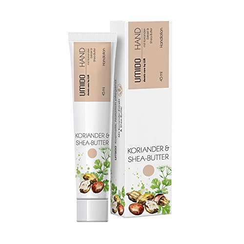 1x UMIDO Hand-Lotion 45 ml Koriander & Shea-Butter | Handcreme | Creme | Pflegecreme | Lotion | Hautpflege | Hand-Pflege