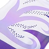 Valcatch Girls Gymnastics Leotards Three-Piece Gymnastics Set Long Sleeve/Sleeve Leotards with Shorts and Hairband Sparkling Ballet Dancing Unitards Athletic Outfit 5 6 7 8 9 10 11 12 Years - Image 5