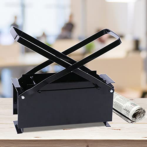 Futchoy Press Paper Log Maker, Newspaper Clumping Press Paper Briquette Makers Manual Transformer Paper Log Brick for Heating Fire Stove Home Tool