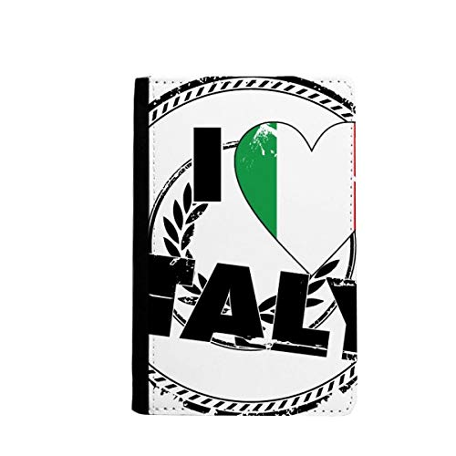 Passeport étui portefeuille I Love Italy pour voyager avec style