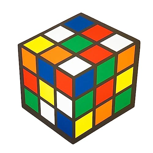 getDigital Zauberwürfel Badezimmer-Matte - Badteppich für Geeks, Nerds und 80er Retro Fans...