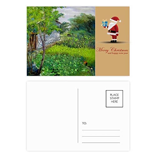 Cartes postales construction chinoise et Père Noël lot de 20 pièces pour correspondance