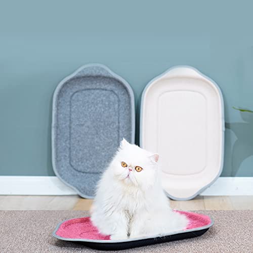 Pets Empire Cat Claw Tray Scratch Board Catnip Bed for Puppy Cat to Rest and Entertain Cat 1 Piece (Color May Vary) Mat (B09MZBJ3D7) Amazon Price History, Amazon Price Tracker