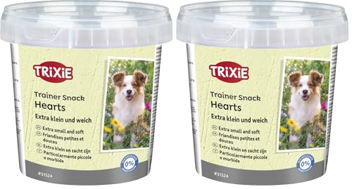 Trixie Mini Hearts Leccornie Morbide per Allenamento - 200 g (Confezione da 2)