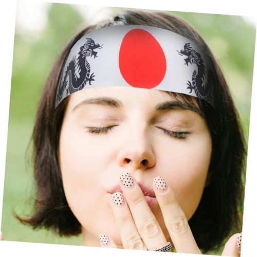 LIFKOME Japanese Headband Training Headband Decorative Hair Band for Boys and Girls Exercise3
