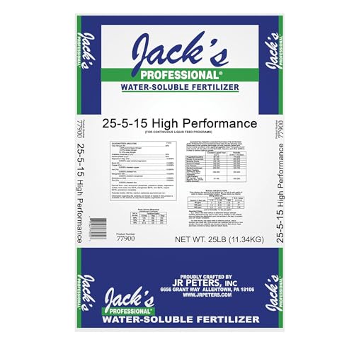 Image of Jack's Professional 25-5-15 High Performance Water-Soluble Fertilizer with Micronutrients for Heavy Feeding Plants in Continuous Liquid Feed Programs, 25lbs