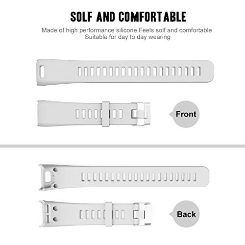 for Garmin Vivosmart HR Replacement Bands,Soft Silicone Replacement Band for Garmin Vivosmart HR Watch Large
