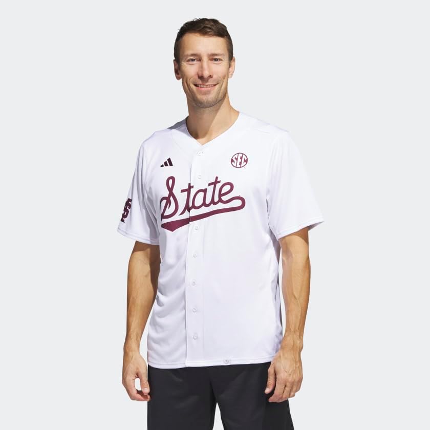 Miniatura 2 de adidas Bulldogs Retail Baseball Jersey Men's, White