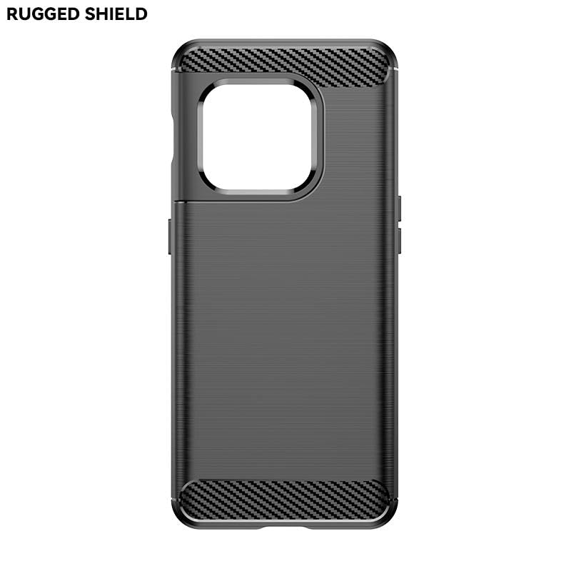 Image of Hybrid Carbon Fiber Back Case for Oneplus 10 Pro (Black)