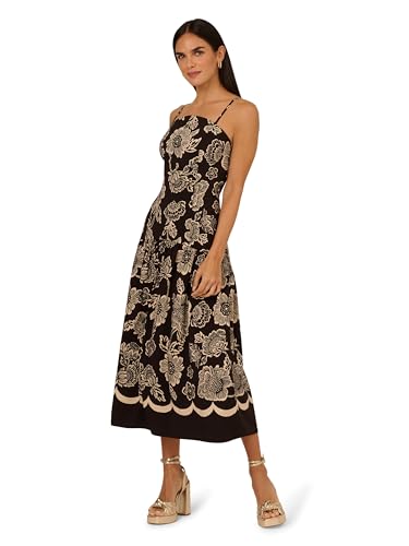 Image of Adrianna Papell Printed Midi Dress