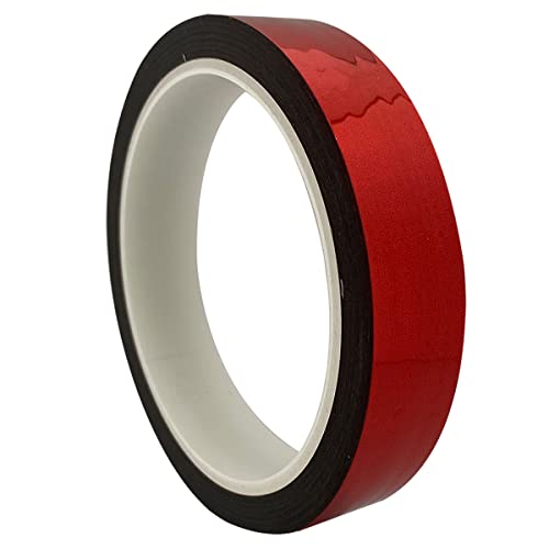 Cinta de espejo Mylar rojo decorativa para transformar armarios y puertas aburridas