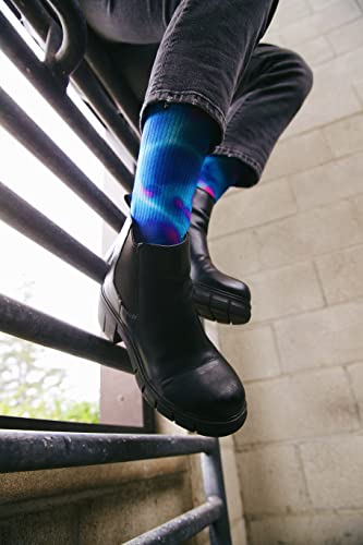 MERGE4 Daniel Jean-Baptiste Blue Water Color Crew Socks4