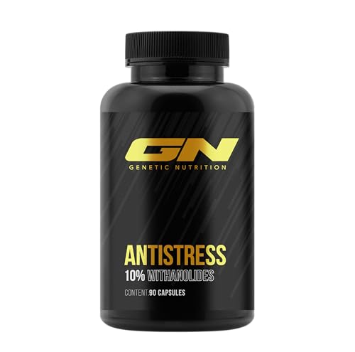 GN Laboratories Anti Stress Kapseln (90 Kapseln) – Natürliche Adaptogene & Vitamine – mit Rhodiola Rosea und Ashwagandha – Made in Germany