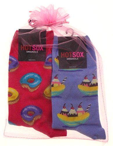 Hot Sox Sweet Cravings Bundle - Banana Split Sundae & Donut Socks