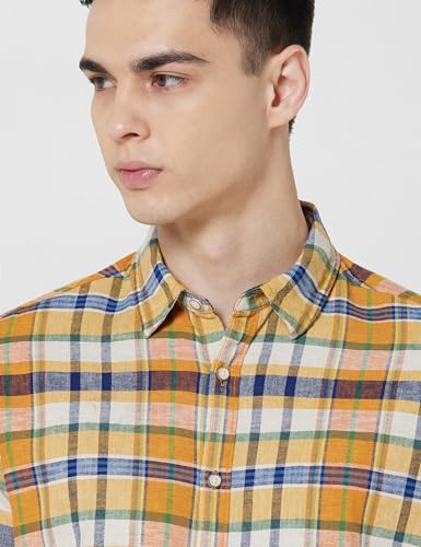 Image of Pepe Jeans Men's Regular Fit Full Sleeve Checkered Cotton Casual Shirt | Check Shirt for Man | Smart & Stylish | Multiple Styles | Mens Casual Shirts