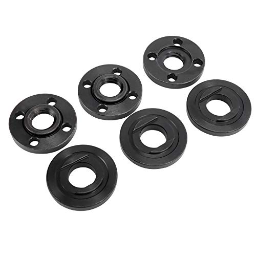Werkweit Grinder Angle Spanner Wrench Flange Nut Kit, 1Pcs Angle Grinder Flange Wrench And 6Pcs Flange Nuts, Compatible With Dewalt Bosch Black Decker Ryobi Makita(4.5" 5" 5/8-11) #TOP3
