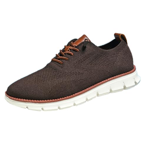 Image of Jeeeun Men's Dress Shoes Casual Knit Sneakers Lightweight Comfortable