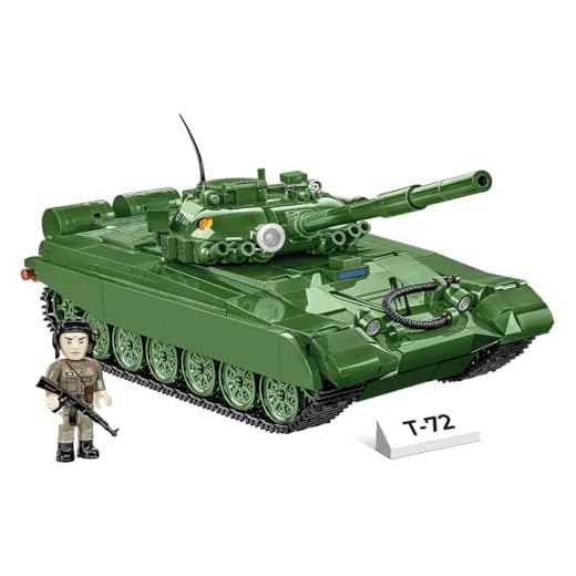 COBI T-72 (East Germany/Soviet), 10.8" x 4.5" x 4.3"