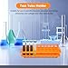 Totority Test Tube Holder Rack 50-Slot Tube Storage Organizer for Laboratory and Industrial Use Glass Test and Vial Shot Glasses Holder 9.64X4.92X1.85 Inch