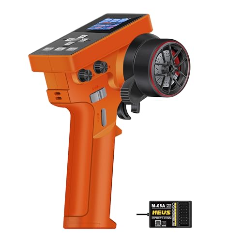 MEUS RACING ME-8B RC Transmitter 8 Channels 2.4GHz and Receiver for 1/8 1/10 1/18 1/24 RC...